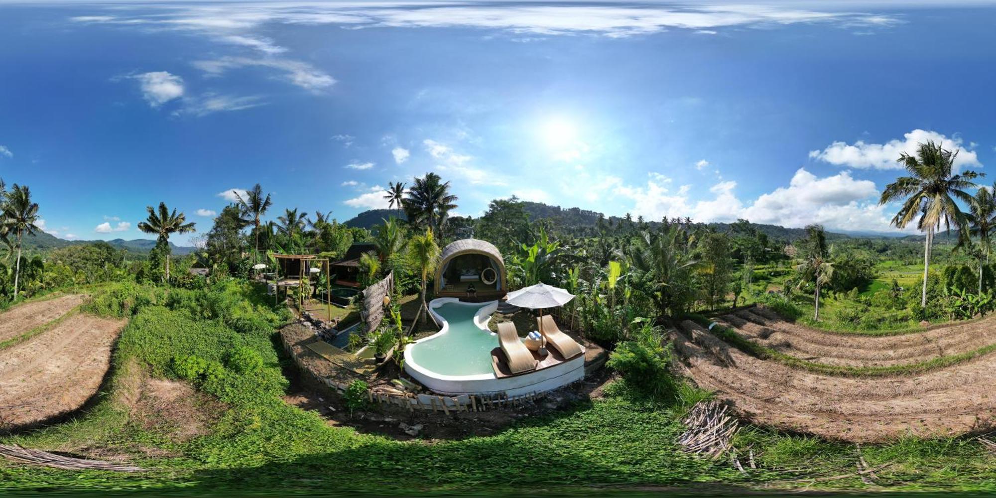 Bed and Breakfast Gladak Di Uma Bali Сидемен Экстерьер фото